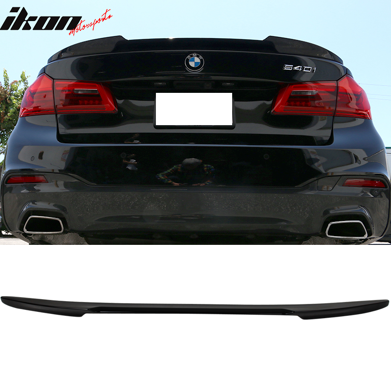 2017-2023 BMW 5 Series 7th G30 4Dr M4 V Style Trunk Spoiler Wing ABS