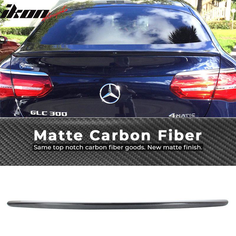 16-22 Benz GLC Class C253 Coupe AMG Style Carbon Fiber Trunk Spoiler