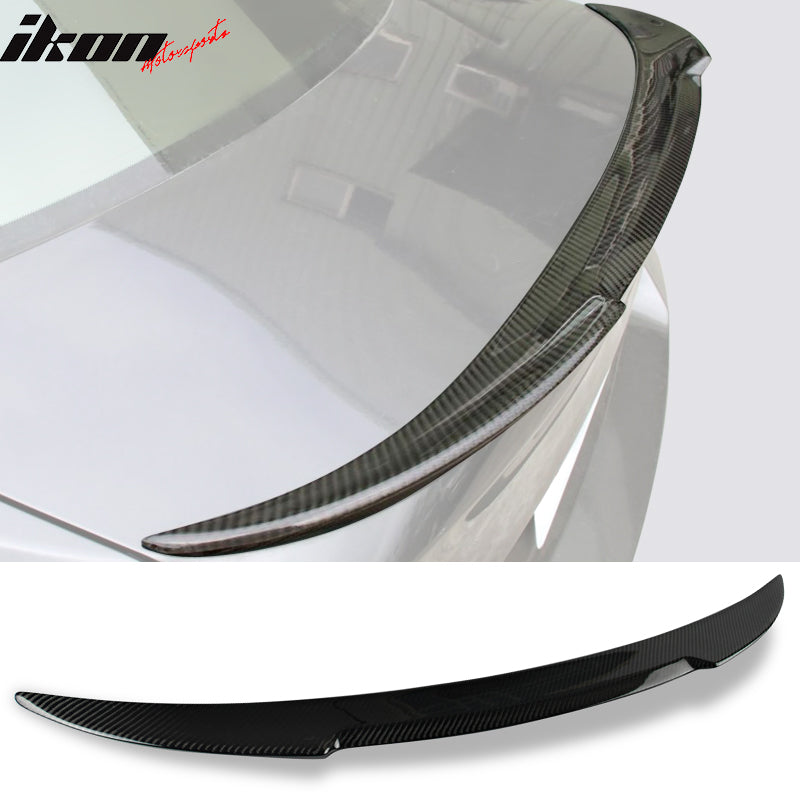 2007-2013 BMW 3 Series E92 Coupe M4 Style Carbon Fiber Trunk Spoiler