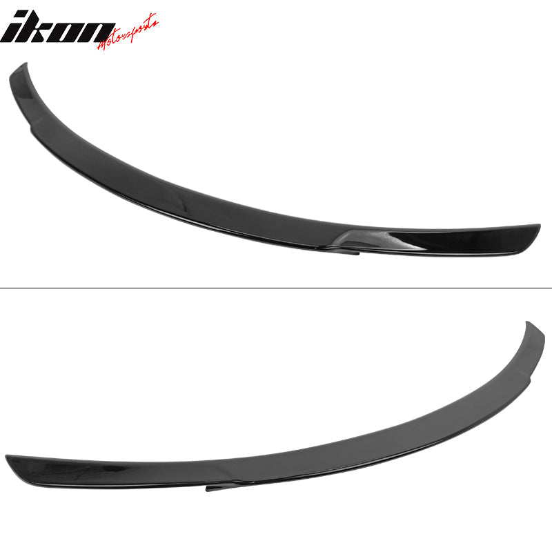 2015-2021 Benz W205 C Class B Style ABS Trunk Spoiler Painted Black