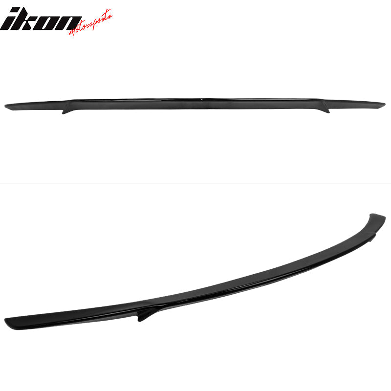 2015-2021 Benz W205 C Class B Style ABS Trunk Spoiler Painted Black