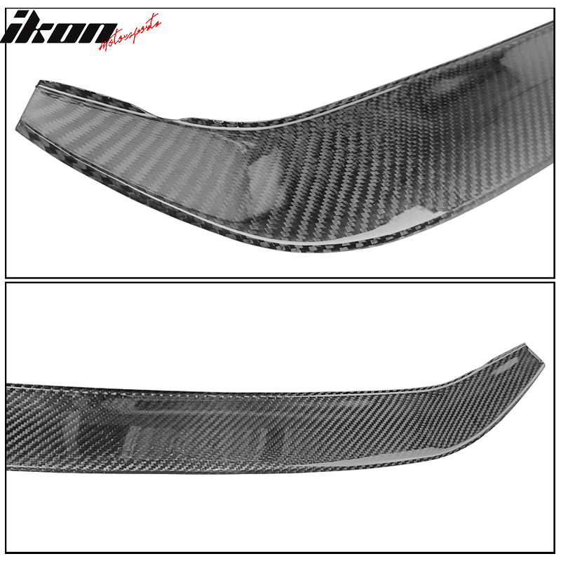 2018-2020 Ford Focus Hatchback V Style Rear Bumper Guard Carbon Fiber