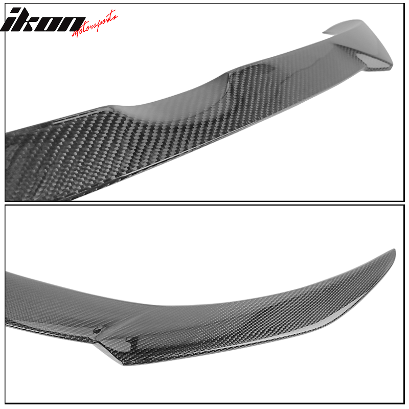 2018-2020 Ford Focus Hatchback V Style Trunk Spoiler Wing Carbon Fiber