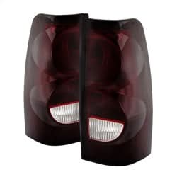Akkon Chevrolet Silverado 1500/Silverado 1500 Classic/Silverado 1500 HD/Silverado 1500 HD Classic/Silverado 2500/Silverado 2500 HD/Silverado 2500 HD Classic/Silverado 3500/Silverado 3500 Classic 03-06 Red Smoked XTune Tail Lights
