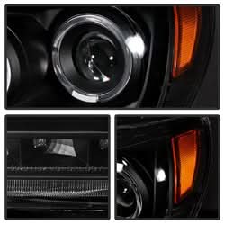 xTune Toyota Tacoma 05-11 Black XTune Halo Projector Headlights