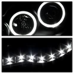 xTune Toyota Tacoma 05-11 Black XTune Halo Projector Headlights