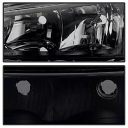 xTune Chevrolet Silverado 1500/Silverado 1500 Classic/Silverado 1500 HD/Silverado 1500 HD Classic/Silverado 2500/Silverado 2500 HD/Silverado 3500 03-06 Black Smoke XTune Crystal Headlights/Bumper Lights