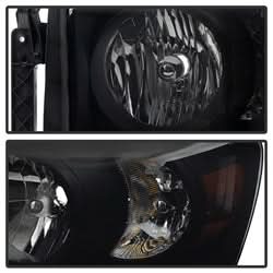 xTune Dodge Ram 1500/Ram 2500/Ram 3500 06-08 Amber/Black Smoke XTune Crystal Headlights
