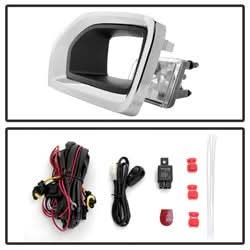Spyder GMC Yukon/Yukon XL 15-17 w/Cover And Switch OEM Fog Lights Clear