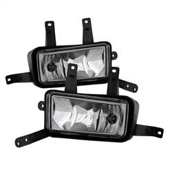 Spyder Chevrolet Suburban 1500/Tahoe 15-17 w/Chrome Trim Cover And Switch OEM Fog Lights Clear
