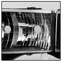 Akkon Dodge Ram 1500 99-01 OEM XTune Headlights Black