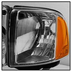 Akkon Dodge Ram 1500 99-01 Chrome OEM Headlights