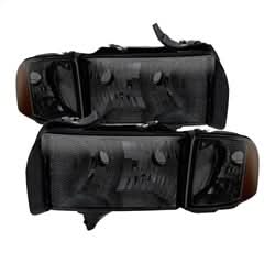 Akkon Dodge Ram 1500 99-01 OEM XTune Headlights Smoke