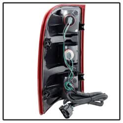 Akkon Chevrolet Silverado 1500/Silverado 2500 HD/Silverado 3500 HD/Sierra 3500 HD 07-13 OEM XTune LED Tail Lights Dark Red