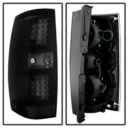 Akkon Chevrolet Suburban 1500/Suburban 2500/Tahoe/Yukon/Yukon XL 1500/Yukon XL 2500 07-14 Black Smoked XTune LED Tail Lights