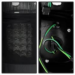 Akkon Chevrolet Suburban 1500/Suburban 2500/Tahoe/Yukon/Yukon XL 1500/Yukon XL 2500 07-14 Black Smoked XTune LED Tail Lights