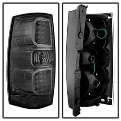 Akkon Chevrolet Suburban 1500/Suburban 2500/Tahoe/Yukon/Yukon XL 1500/Yukon XL 2500 07-14 Smoked XTune LED Tail Lights
