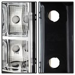 OE GMC Sierra 1500/Sierra 2500 HD/Sierra 3500 HD 07-13 Chrome Crystal OE Headlights