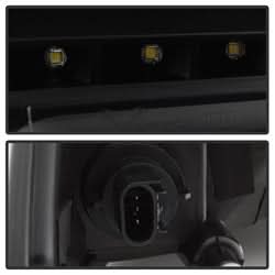 Akkon Dodge Ram 1500/Ram 2500/Ram 3500/1500/2500/3500 09-10 LED XTune Halo Projector Headlights Black