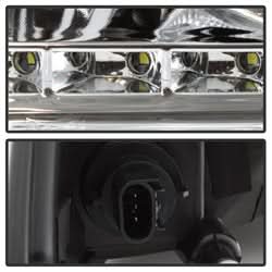 Akkon Dodge Ram 1500/Ram 2500/Ram 3500/1500/2500/3500 09-10 LED XTune Halo Projector Headlights Chrome