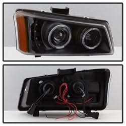 xTune Chevrolet Avalanche 1500/Avalanche 2500/Silverado 1500/Silverado 1500 Classic/Silverado 1500 HD/Silverado 1500 HD Classic 02-06 4 pc. XTune Projector Headlights/Bumper Lights LED Will Not Fit w/Body Cladding