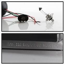 xTune Ford F-150 09-14 Halogen Model Only XTune DRL Light Bar Projector Headlights Not Compatible w/Factory Xenon/HID Model Black