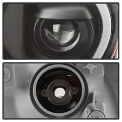 Akkon Toyota Tacoma 12-15 Black XTune DRL Light Bar Projector Headlights