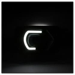 Akkon Toyota Tacoma 12-15 Black XTune DRL Light Bar Projector Headlights