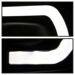 Akkon Toyota Tacoma 12-15 Black XTune DRL Light Bar Projector Headlights