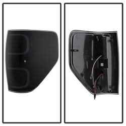 xTune Ford F-150 09-14 Black Smoke XTune LED Tail Lights