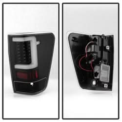 xTune Nissan Titan 04-15 Black XTune Light Bar LED Tail Lights