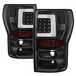 xTune Toyota Tundra 07-13 Black XTune Light Bar LED Tail Lights