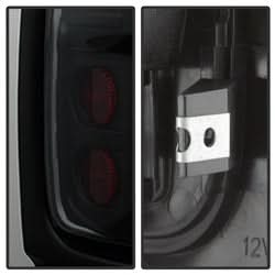 xTune Dodge Ram 1500/Ram 2500/Ram 3500 94-01 Black XTune Light Bar LED Tail Lights