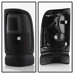 xTune Dodge Ram 1500/Ram 2500/Ram 3500 94-01 Black Smoke XTune Light Bar LED Tail Lights