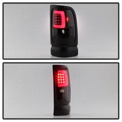 xTune Dodge Ram 1500/Ram 2500/Ram 3500 94-01 Black Smoke XTune Light Bar LED Tail Lights