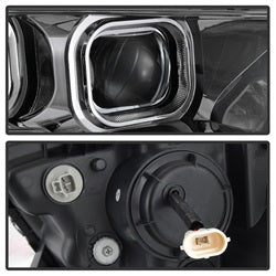 Akkon Toyota Tacoma 16-18 w/Sequential Turn Signal XTune DRL Light Bar Projector Headlights Chrome