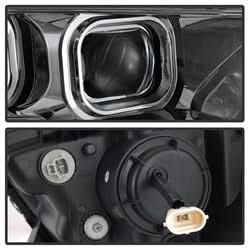 Akkon Toyota Tacoma 16-18 w/Sequential Turn Signal XTune DRL Light Bar Projector Headlights Chrome