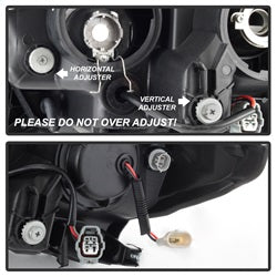 Akkon Toyota Tacoma 16-18 w/Sequential Turn Signal XTune DRL Light Bar Projector Headlights Chrome