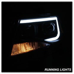 Akkon Chevrolet Colorado 15-17 Halogen Models Only XTune DRL Light Bar Projector Headlights Not Compatible w/Xenon/HID Model Black