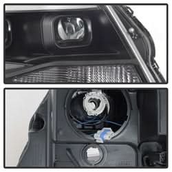 Akkon Chevrolet Colorado 15-17 Halogen Models Only XTune DRL Light Bar Projector Headlights Not Compatible w/Xenon/HID Model Black