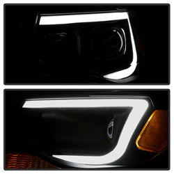 Akkon Chevrolet Colorado 15-17 Halogen Models Only XTune DRL Light Bar Projector Headlights Not Compatible w/Xenon/HID Model Black