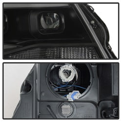 Akkon Chevrolet Colorado 15-17 Halogen Models Only XTune DRL Light Bar Projector Headlights Not Compatible w/Xenon/HID Model Black Smoked
