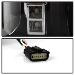 Akkon GMC Yukon/Yukon XL 15-17 Escalade Style XTune LED Tail Lights Black