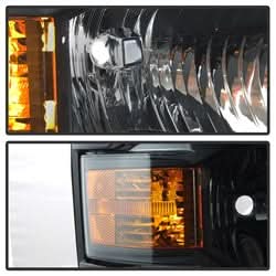 POE Chevrolet Silverado 1500 14-15 Black OEM Style Headlights