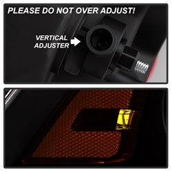 POE Ram 1500/2500/3500 13-18 Models w/Factory Projector LED Style Only XTune Projector Headlights Black