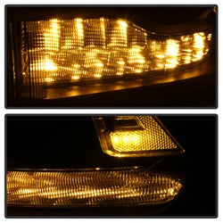 POE Ram 1500/2500/3500 13-18 Models w/Factory Projector LED Style Only XTune Projector Headlights Black