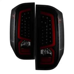 Akkon Toyota Tundra 14-18 Black Smoked XTune Light Bar LED Tail Lights