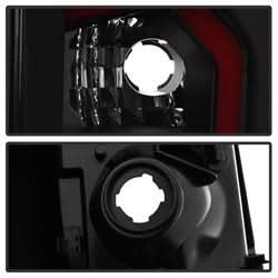 Akkon Toyota Tundra 14-18 Black Smoked XTune Light Bar LED Tail Lights