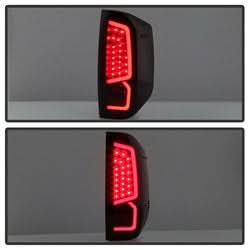 Akkon Toyota Tundra 14-18 Black Smoked XTune Light Bar LED Tail Lights
