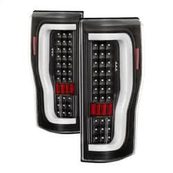 xTune Ford F-250 Super Duty 17-18 Black XTune LED Tail Lights Does Not Fit Factory LED Model